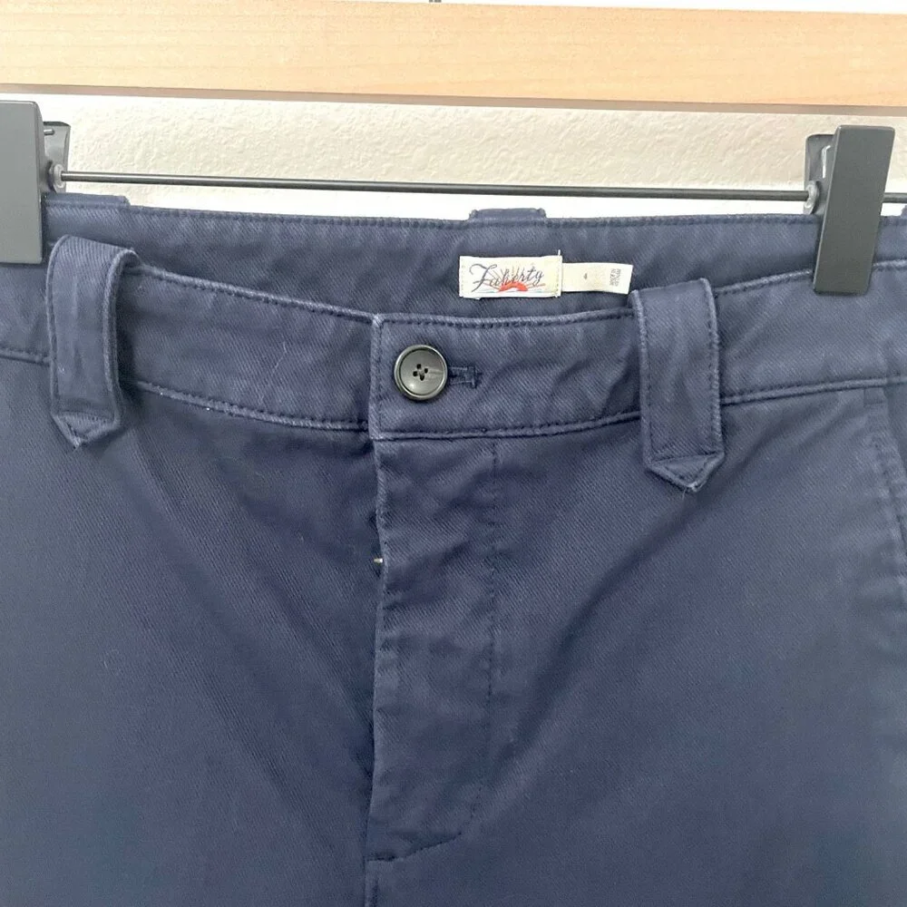 Faherty Coastline Stretch Chino Navy Blue Size 4 WB52417-NVY - Picture 5 of 7